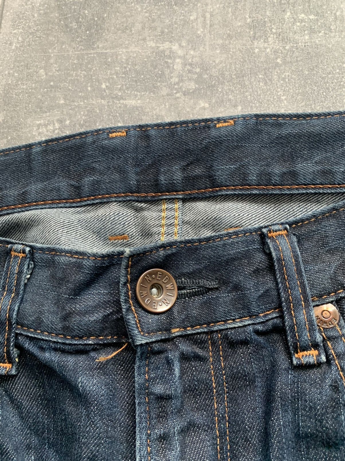 Edwin Edwin 505 made in Japan salvadge denim jeans Size US 33 - 12 Thumbnail