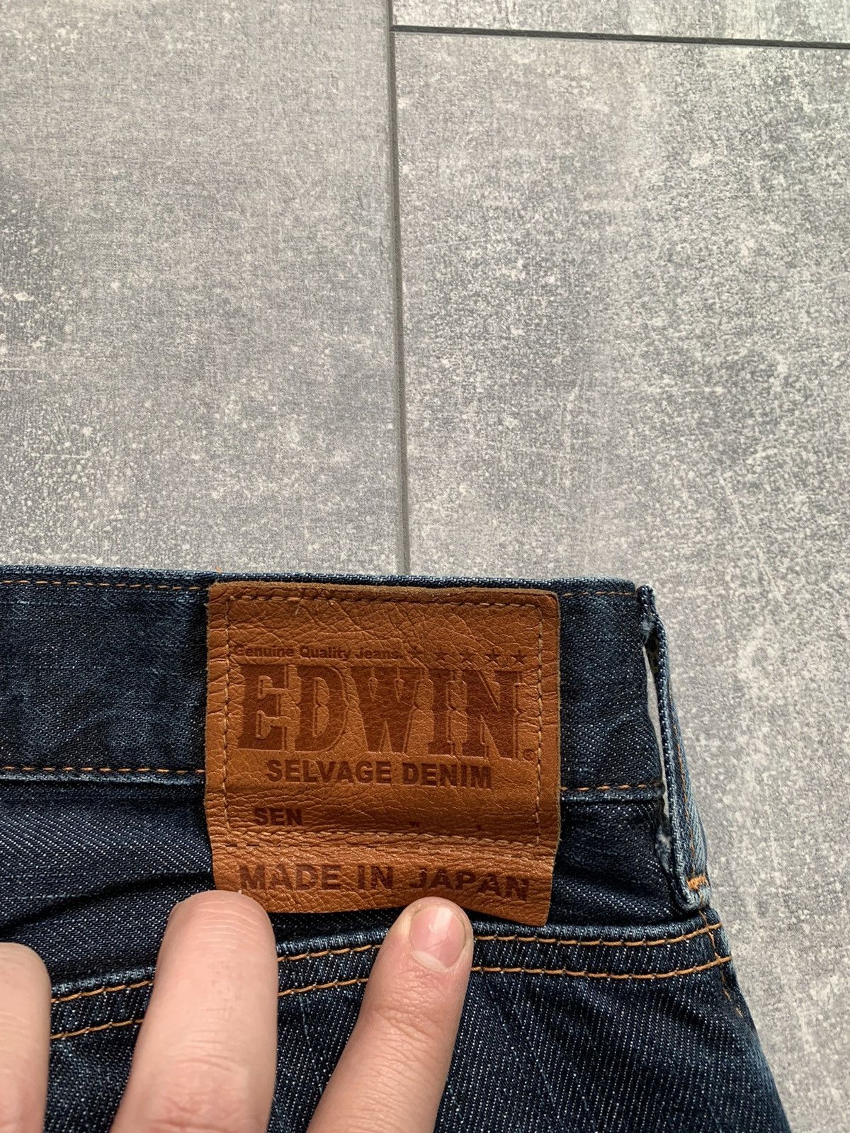 Edwin Edwin 505 made in Japan salvadge denim jeans Size US 33 - 5 Thumbnail