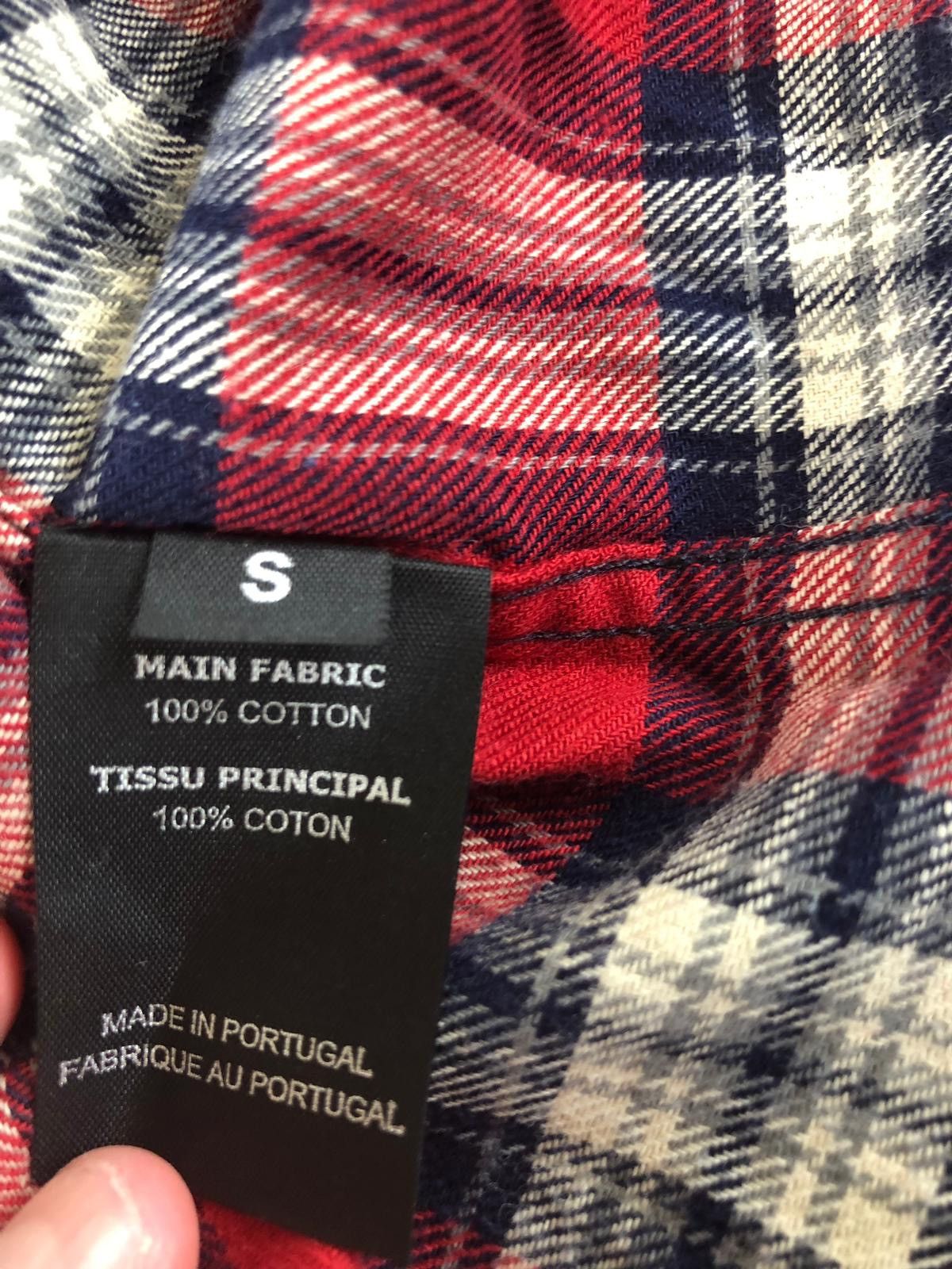 Vetements Vetements Time is Money Red Plaid One Sleeve Shirt 2017 Size US S / EU 44-46 / 1 - 7 Thumbnail