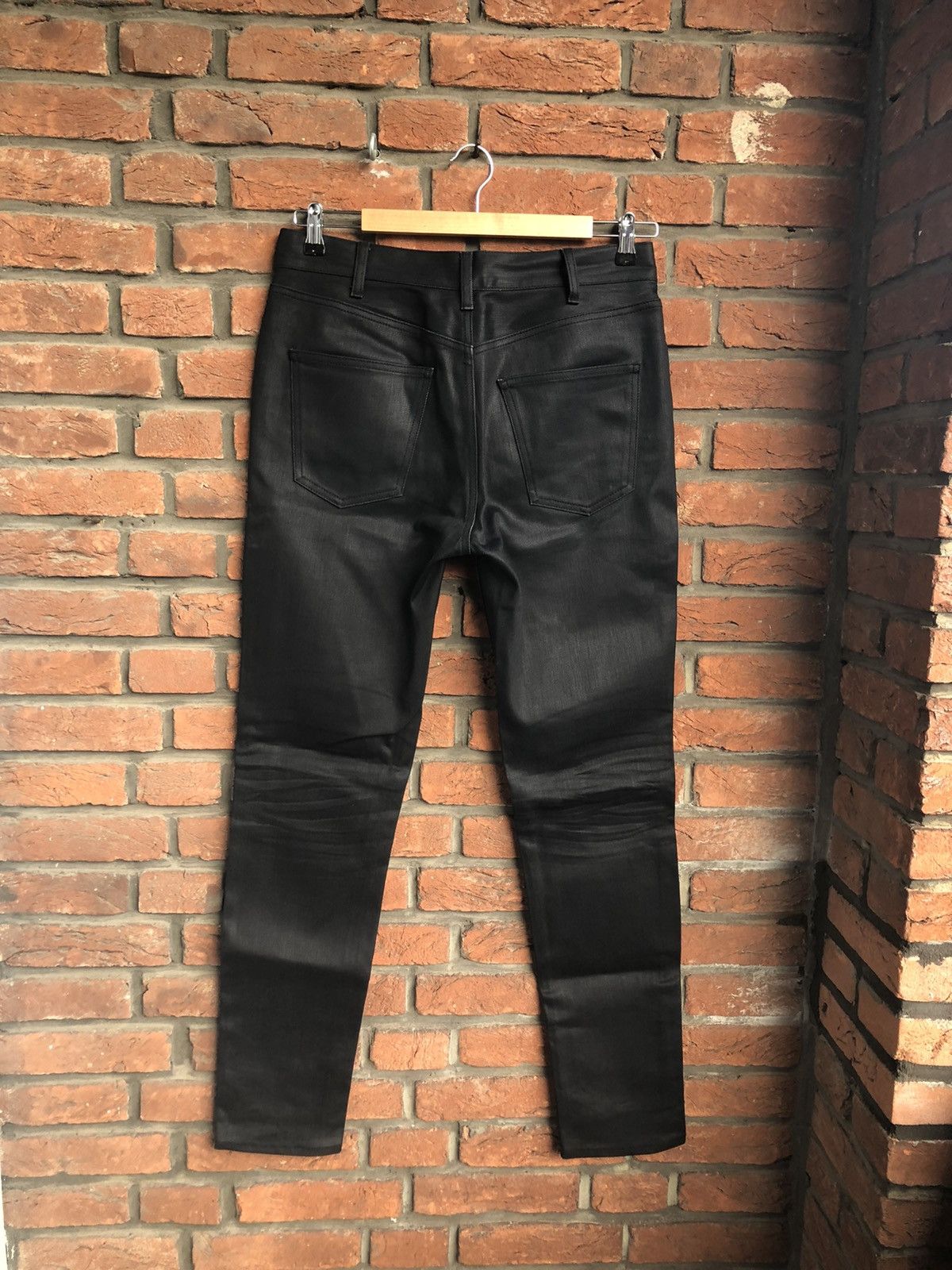 最先端 Black Celine Waxed Grailed | Jeans 38NF 786D N012 W_SK_001 パンツ