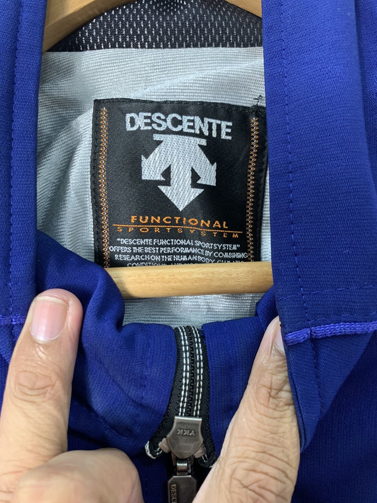 Japanese Descente Baseball Style Jacket Zipper Jacket