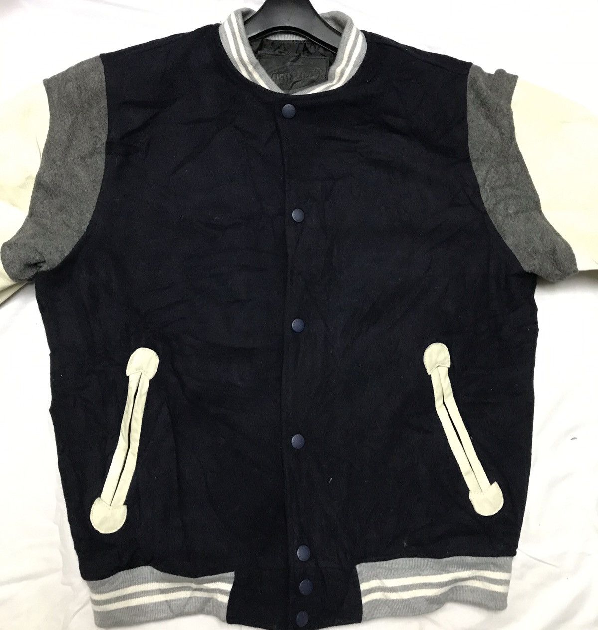 MasterPiece Rare Masterpiece Wool Leather Arm Varsity Jacket Size US L / EU 52-54 / 3 - 2 Thumbnail