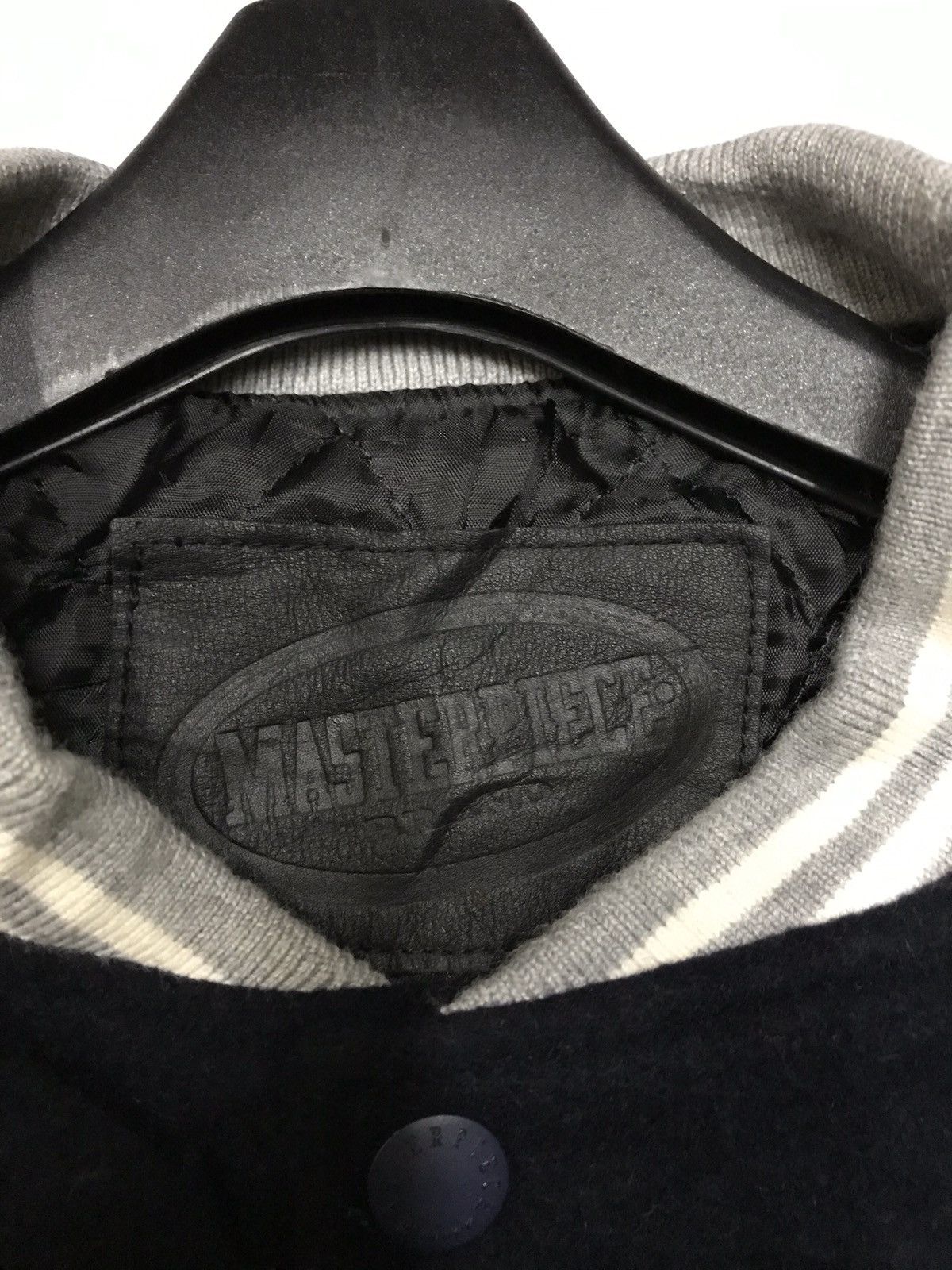 MasterPiece Rare Masterpiece Wool Leather Arm Varsity Jacket Size US L / EU 52-54 / 3 - 9 Thumbnail
