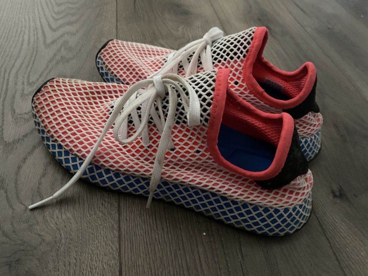 Adidas Adidas Deerupt Red Blue 2018 Grailed