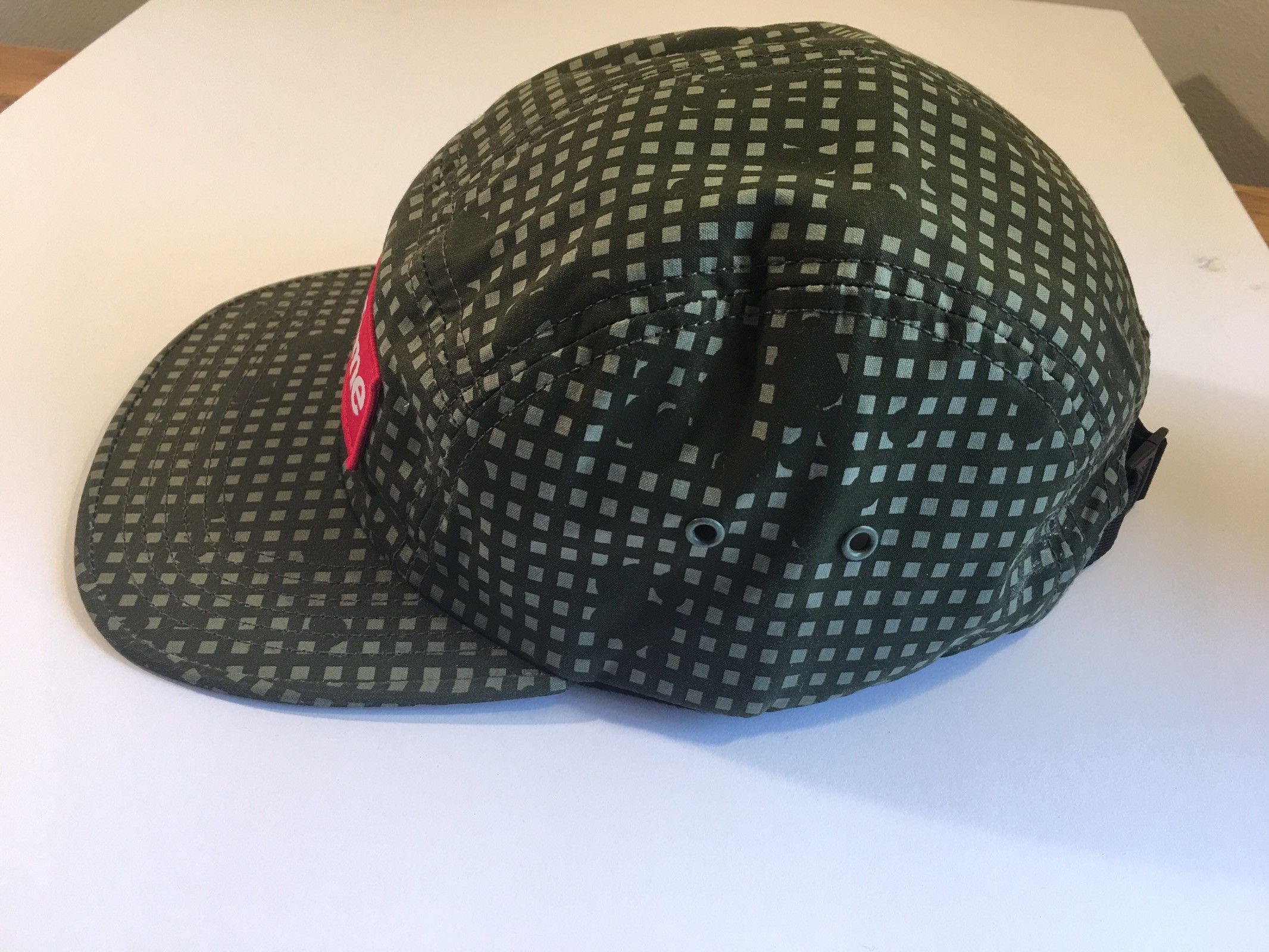 Supreme Grid Camo Camp Cap オリーブ 14ss Supreme Supreme Grid Camo Camp Cap 5-Panel Green SS14 | Grailed