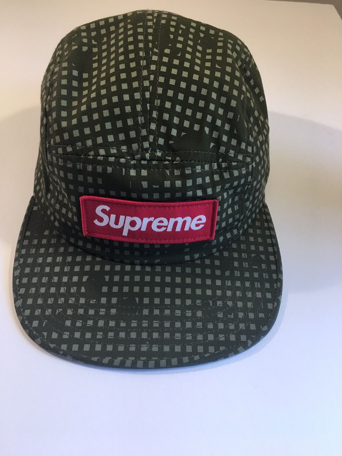 Supreme Grid Camo Camp Cap ブラック 14ss Supreme Camo Grid Velvet Camp Cap (FW22) - $58