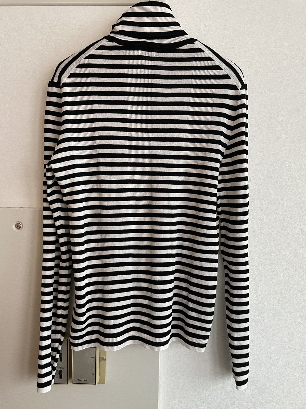 Hedi Slimane × Saint Laurent Paris × Yves Saint Laurent $1,350 Value Super Runway Turtle Neck Striped Sweater New Size US L / EU 52-54 / 3 - 11 Thumbnail