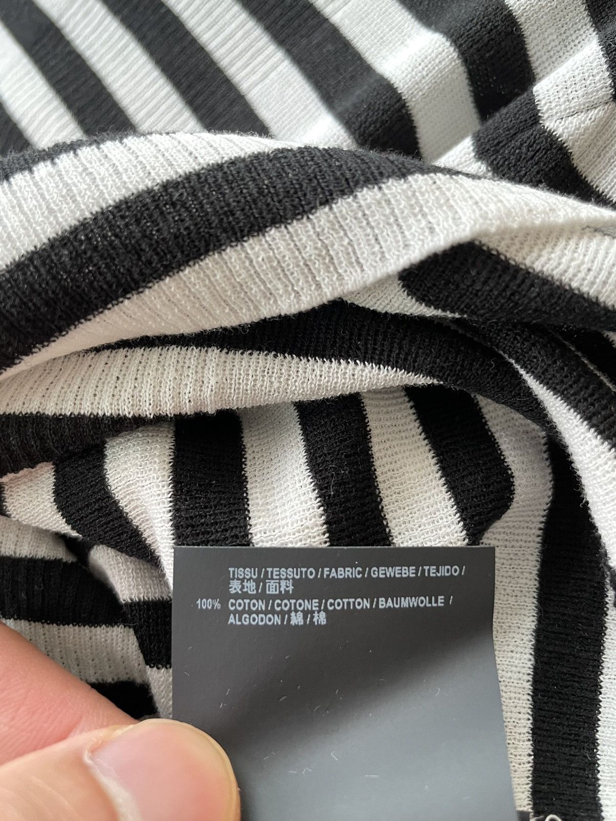 Hedi Slimane × Saint Laurent Paris × Yves Saint Laurent $1,350 Value Super Runway Turtle Neck Striped Sweater New Size US L / EU 52-54 / 3 - 12 Thumbnail