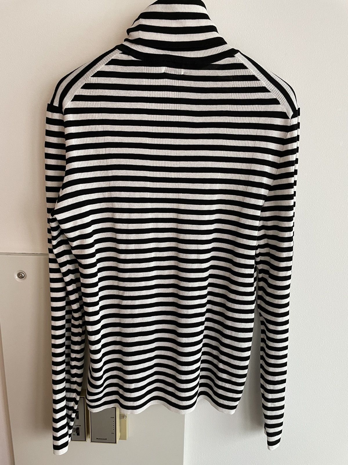 Hedi Slimane × Saint Laurent Paris × Yves Saint Laurent $1,350 Value Super Runway Turtle Neck Striped Sweater New Size US L / EU 52-54 / 3 - 10 Thumbnail