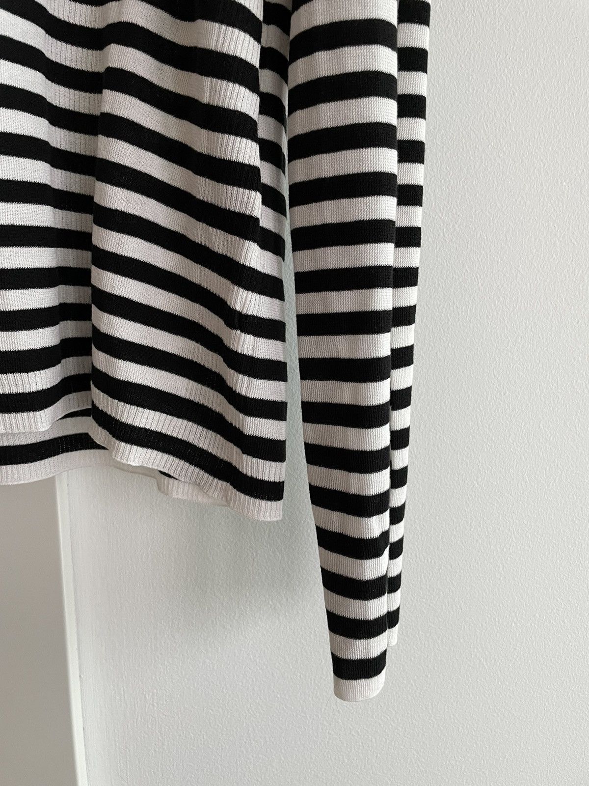 Hedi Slimane × Saint Laurent Paris × Yves Saint Laurent $1,350 Value Super Runway Turtle Neck Striped Sweater New Size US L / EU 52-54 / 3 - 8 Thumbnail
