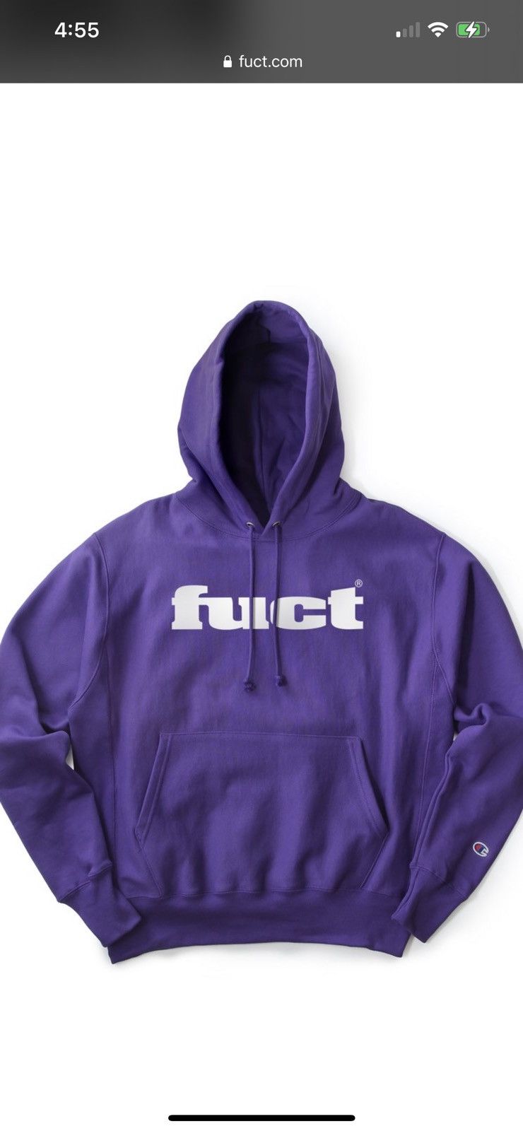 FUCT OG LOGO HOODIE PURPLE Size US L / EU 52-54 / 3 - 1 Thumbnail