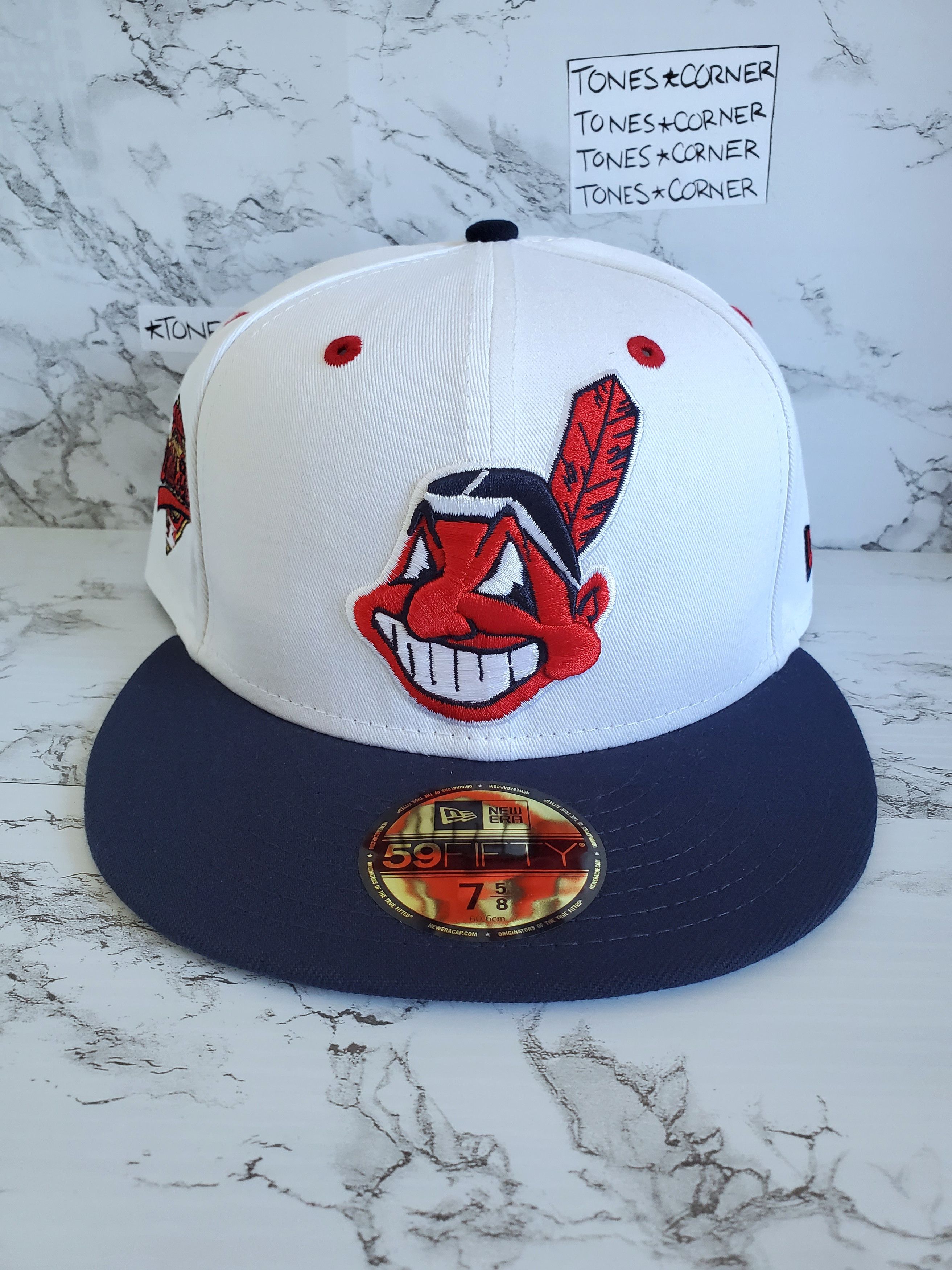 Cleveland Indians Chief Wahoo Fitted outlets Hat ‘97 World Series Patch