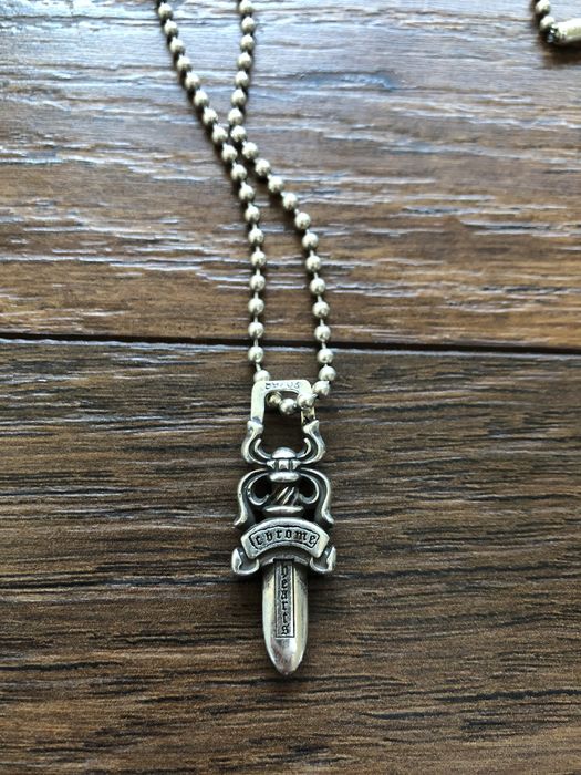 Chrome Hearts Chrome hearts dagger pendant | Grailed