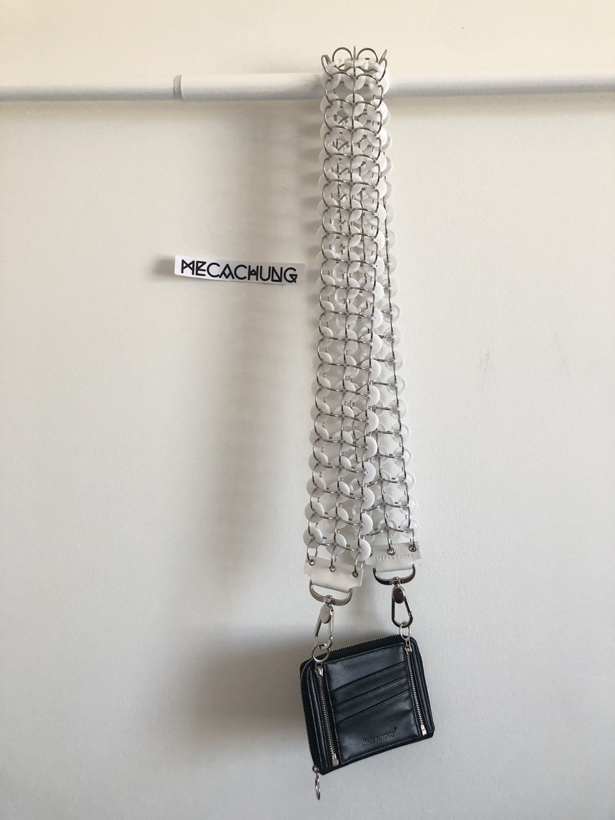 Stefan Cooke White Button Bag Strap | Grailed
