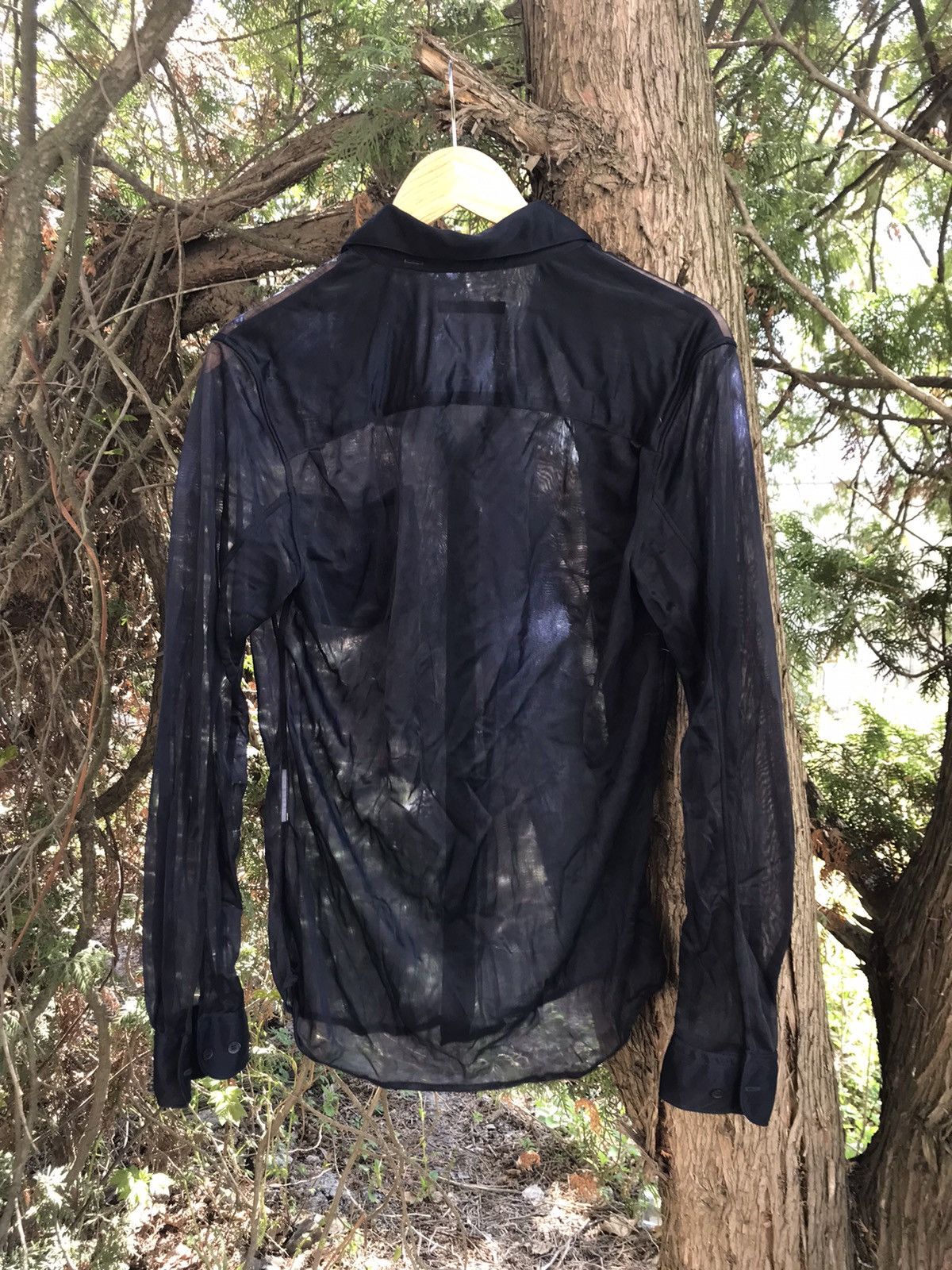 Helmut Lang Vintage Sheer Shirt s/s 2000 Size US M / EU 48-50 / 2 - 4 Thumbnail