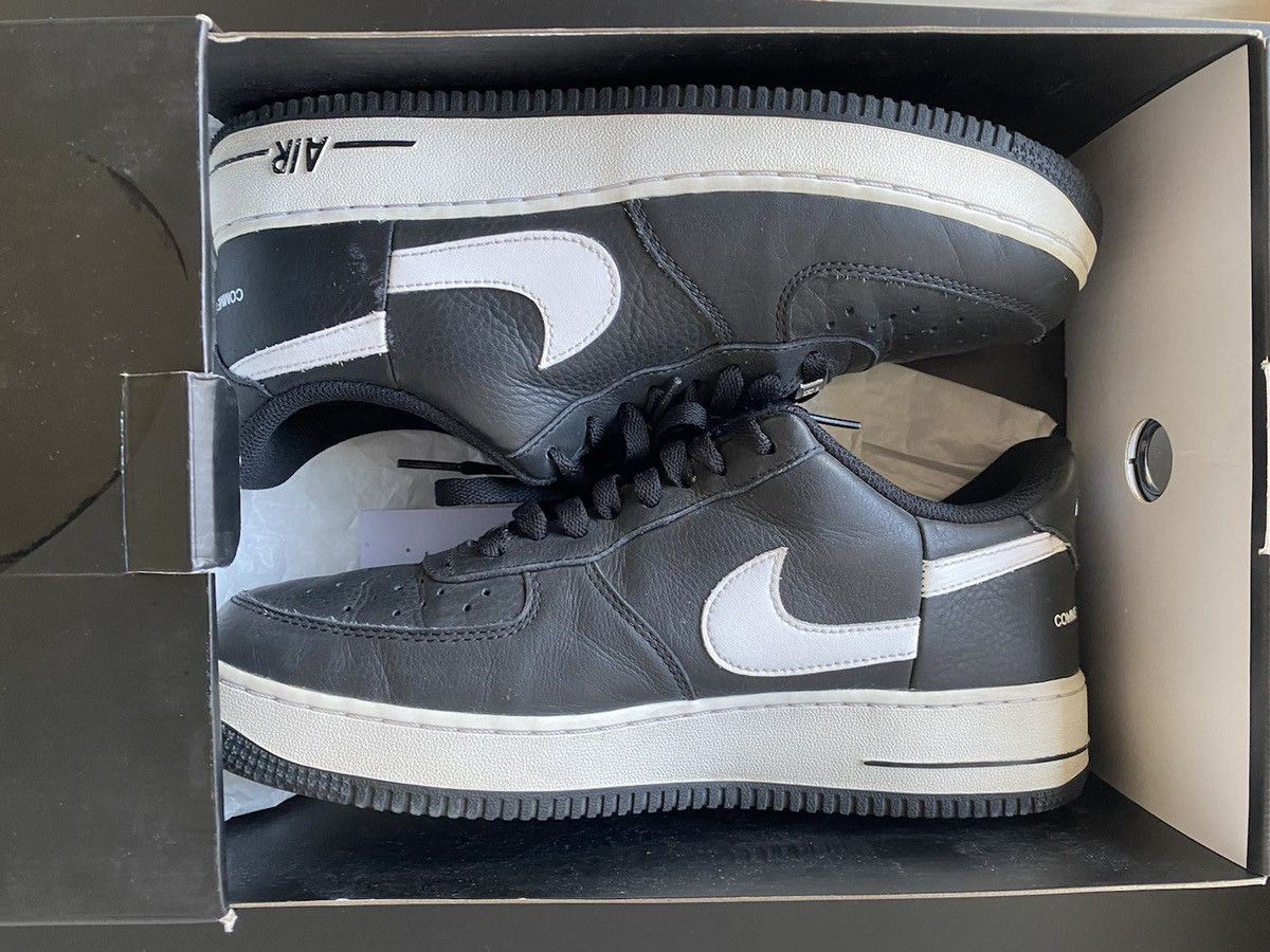 Comme des Garcons Split Air Force 1 Low Black 2018 Size US 9 / EU 42 - 1 Thumbnail