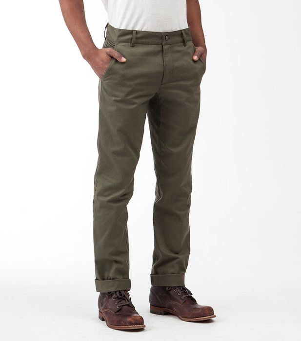 Outlier Nyco Slims - Olive Size US 31 - 1 Preview