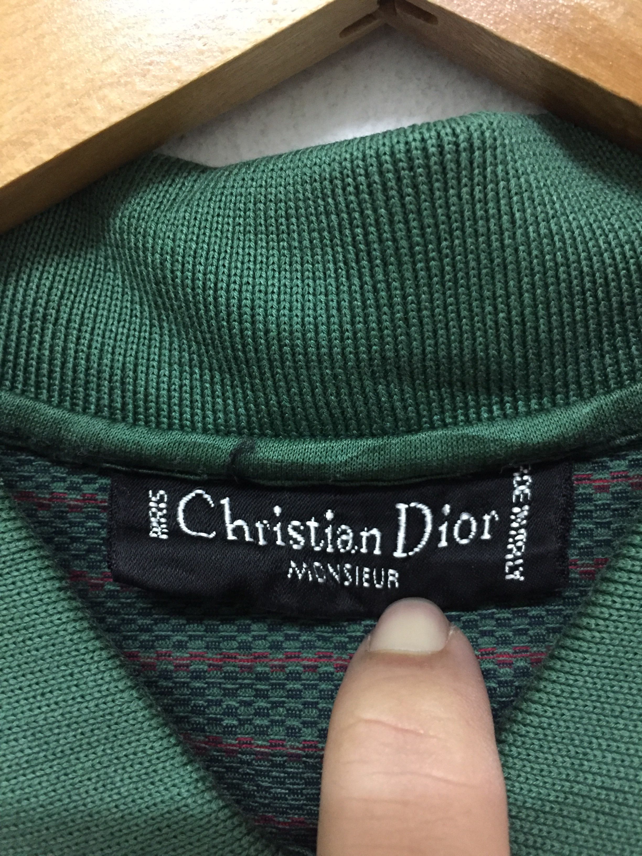 Christian Dior Monsieur × Dior 80's Christian DIOR embroidered polo Size US M / EU 48-50 / 2 - 7 Thumbnail