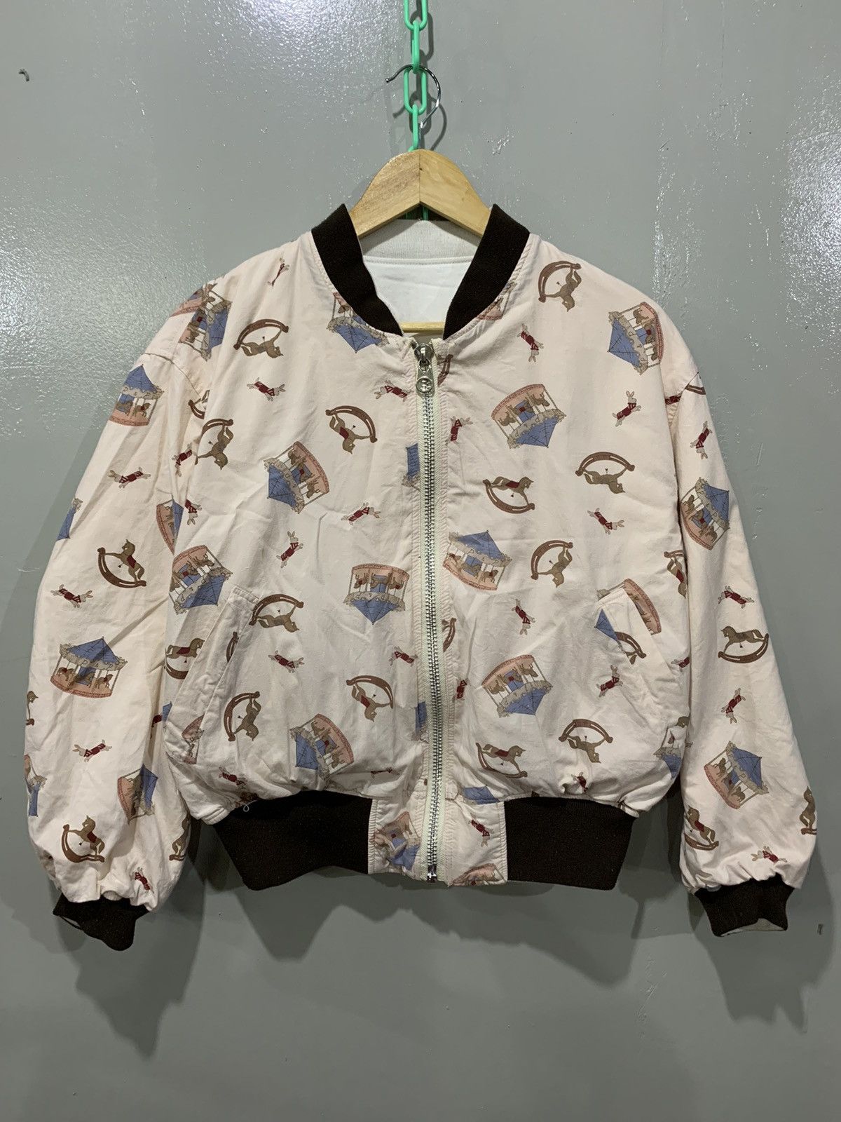 Japanese Brand × PPFM Peyton place reversible bomber jacket Size US S / EU 44-46 / 1 - 1 Thumbnail