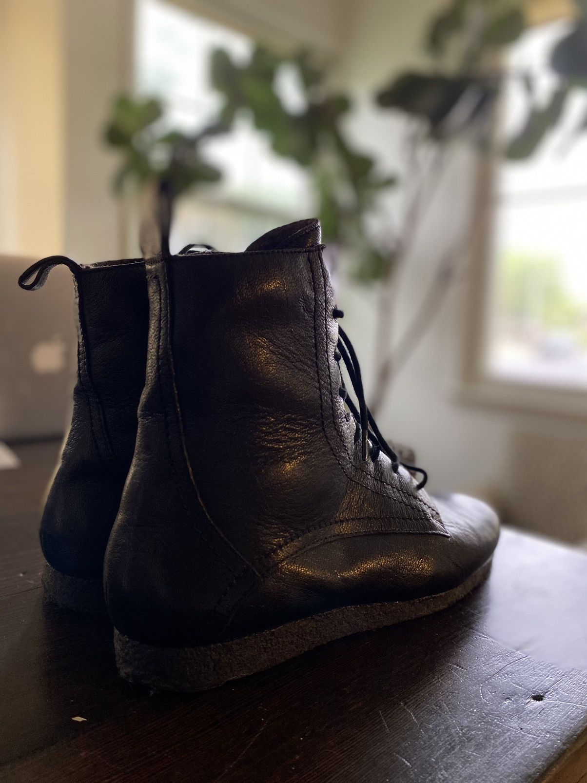 Creative Recreation Shearling lined Crepe Sole Riding Boot :: Rare 1/20 pairs! Size US 9 / EU 42 - 6 Thumbnail