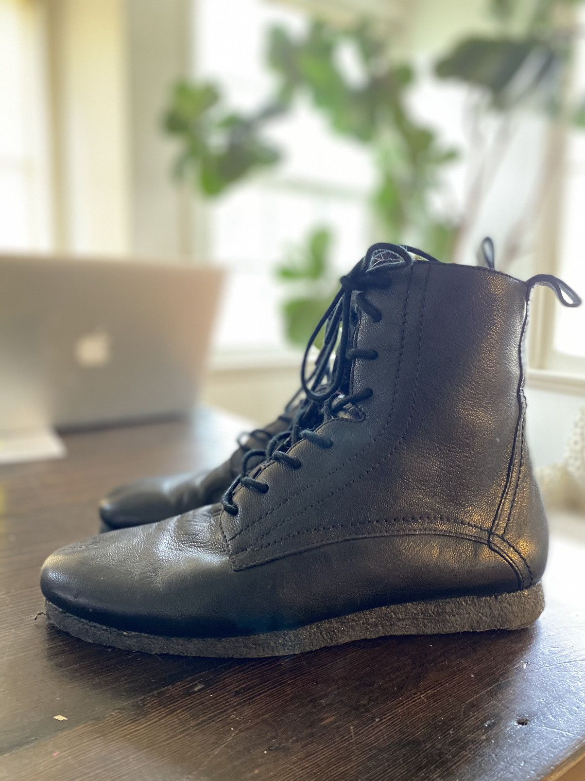 Creative Recreation Shearling lined Crepe Sole Riding Boot :: Rare 1/20 pairs! Size US 9 / EU 42 - 1 Thumbnail