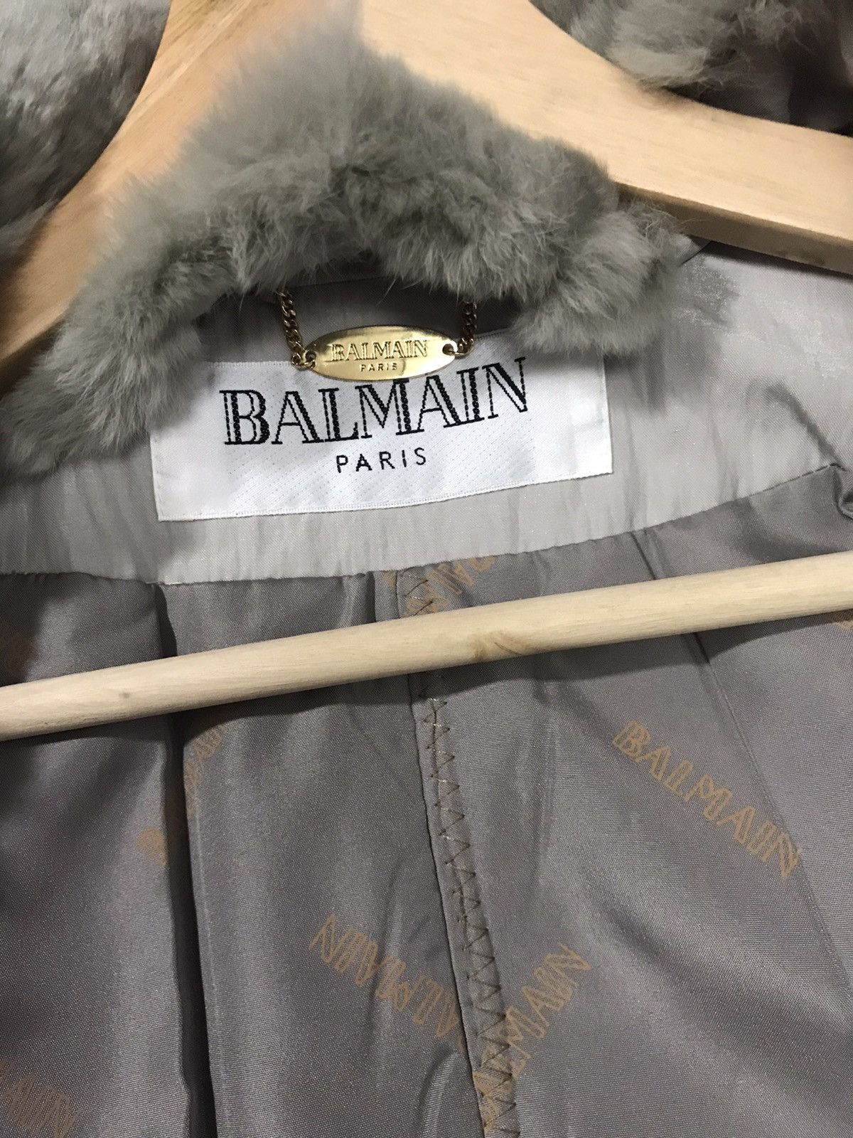Balmain Balmain Fur Collar Overcoat Size US L / EU 52-54 / 3 - 10 Thumbnail