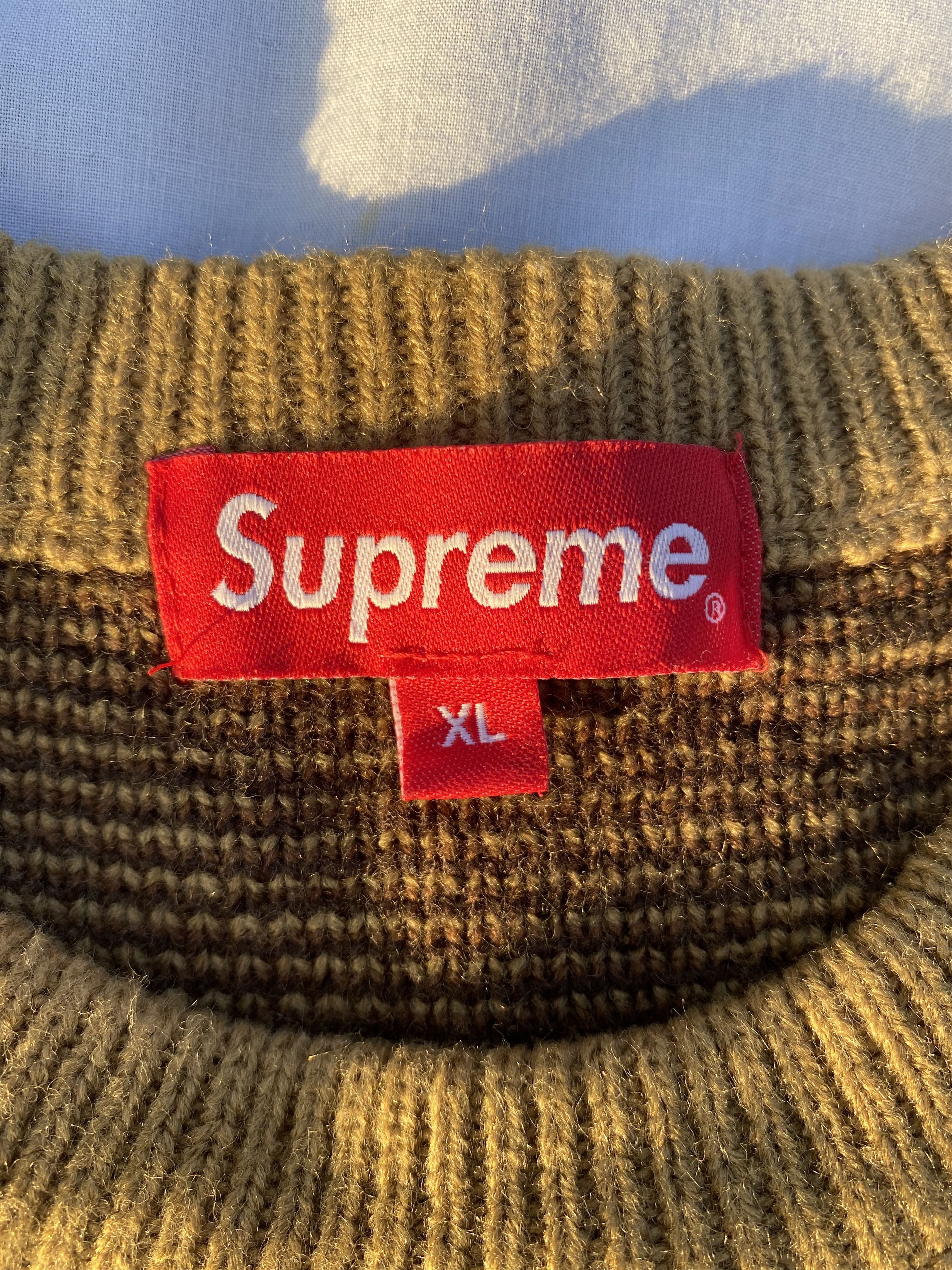 Supreme =STEAL= Supreme Brown Camo Sweater Size US M / EU 48-50 / 2 - 3 Thumbnail