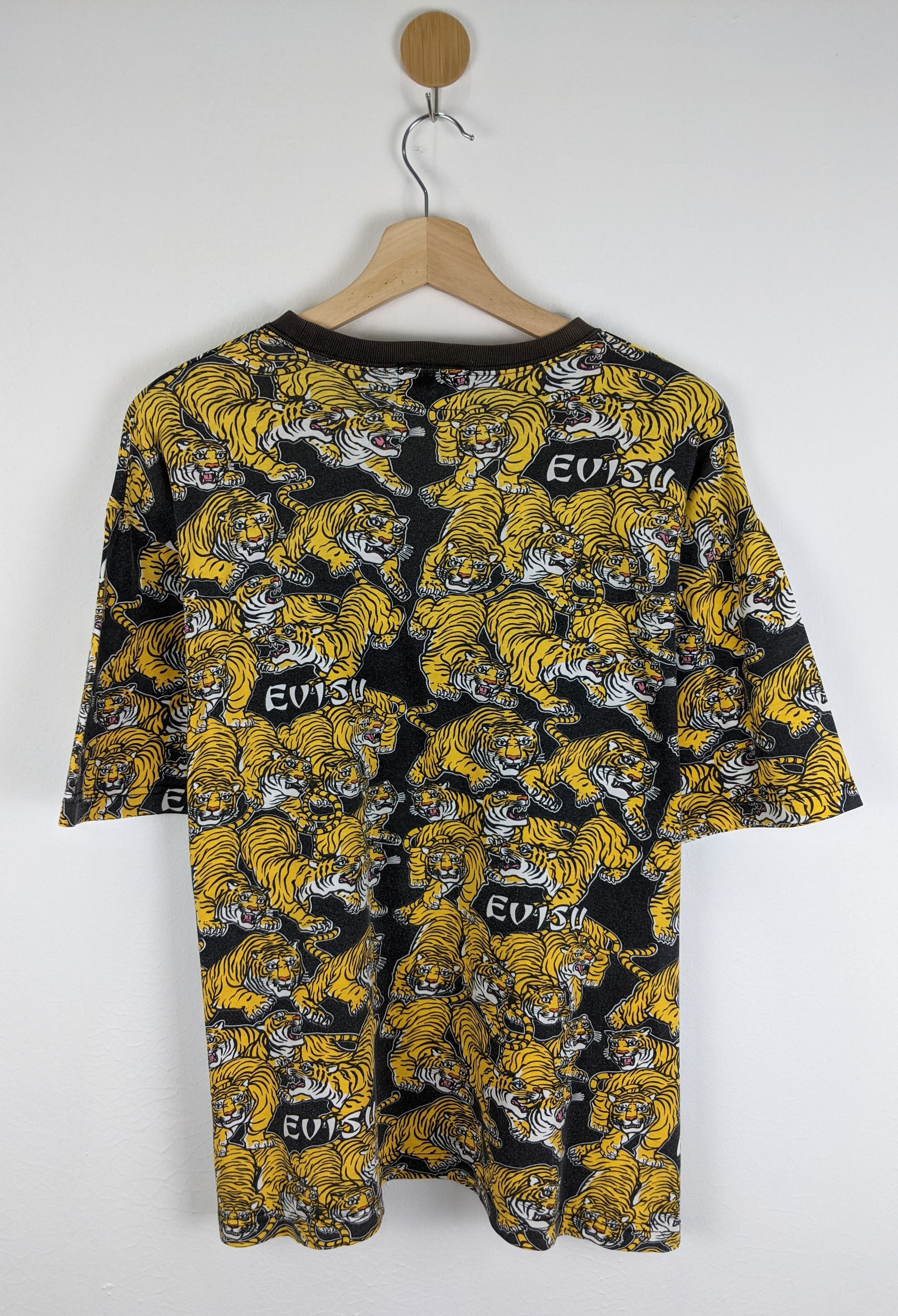 Evisu Evisu Tiger Overprint shirt Size US L / EU 52-54 / 3 - 2 Thumbnail