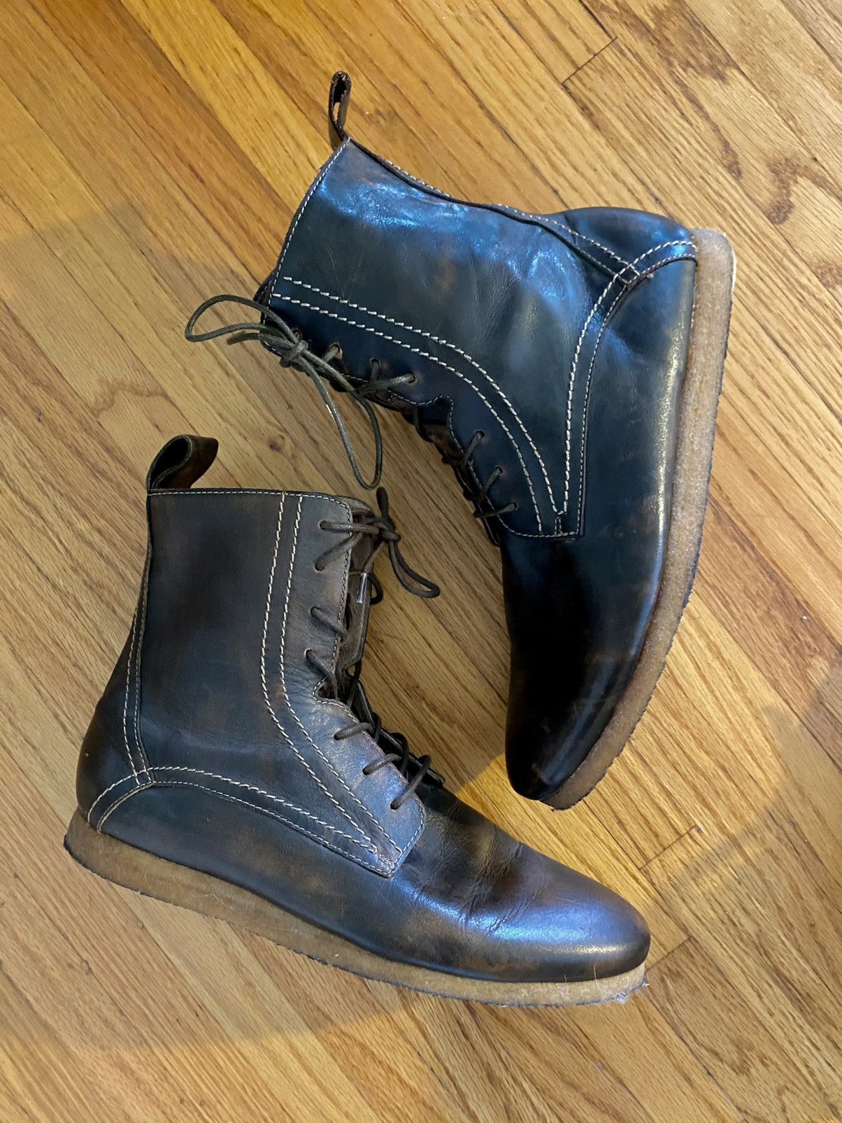 Creative Recreation Crepe sole Riding boots 1/20 pairs made Size US 9 / EU 42 - 3 Thumbnail