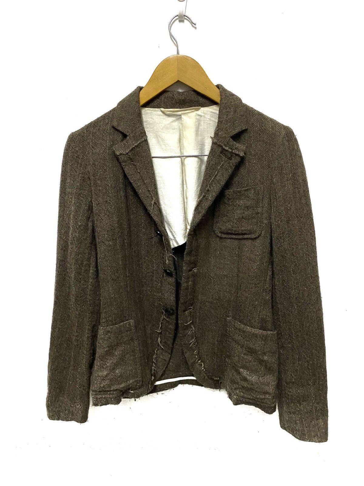 CABANE de ZUCCa × Issey Miyake Zucca Issey Miyake Rebuild Designer Jacket Coat Size US S / EU 44-46 / 1 - 1 Thumbnail