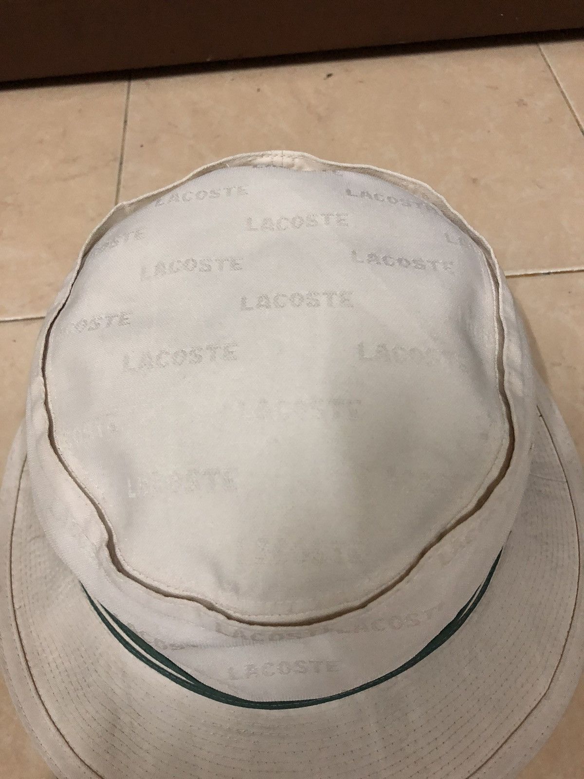 Lacoste Lacoste Bucket Hat Size 28 - 5 Thumbnail