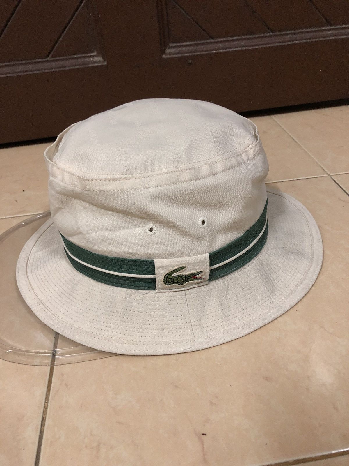 Lacoste Lacoste Bucket Hat Size 28 - 1 Thumbnail