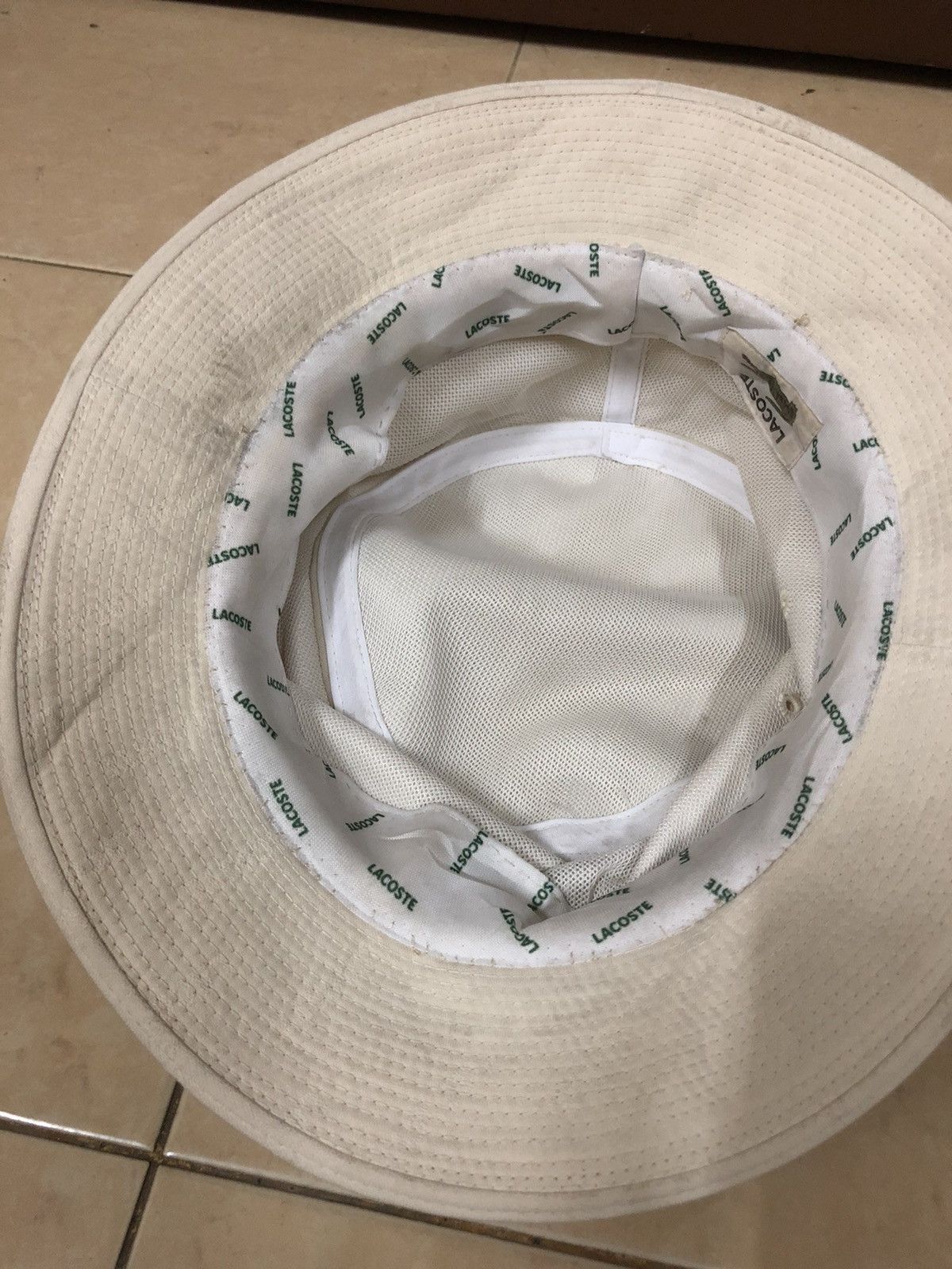 Lacoste Lacoste Bucket Hat Size 28 - 6 Thumbnail