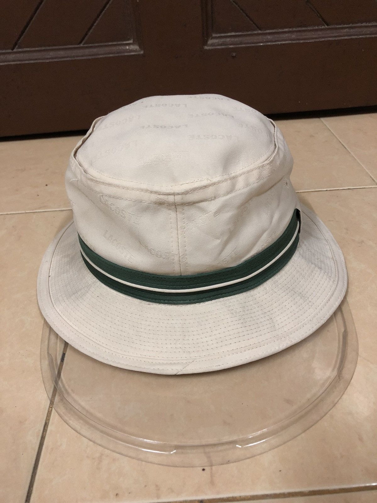 Lacoste Lacoste Bucket Hat Size 28 - 2 Thumbnail