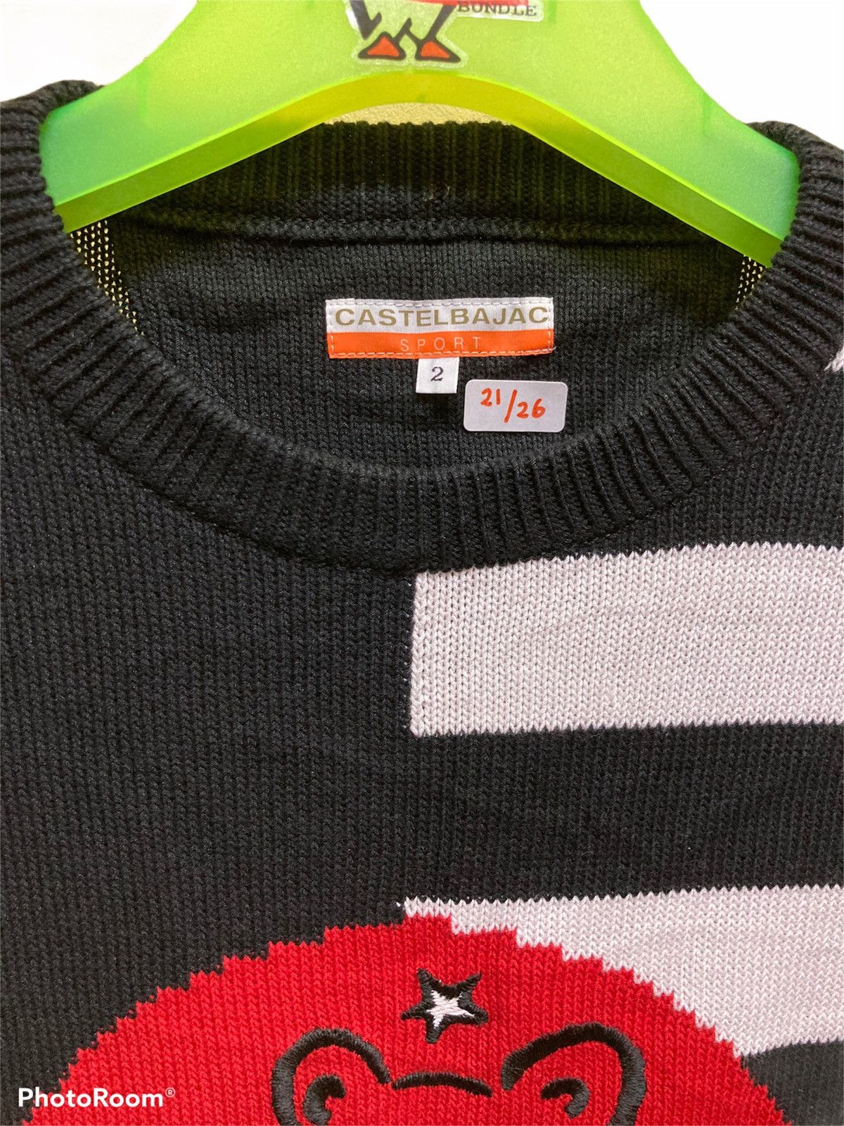Jean Charles De Castelbajac Castelbajac Sport Stripe Knit Sweater Size US L / EU 52-54 / 3 - 3 Thumbnail