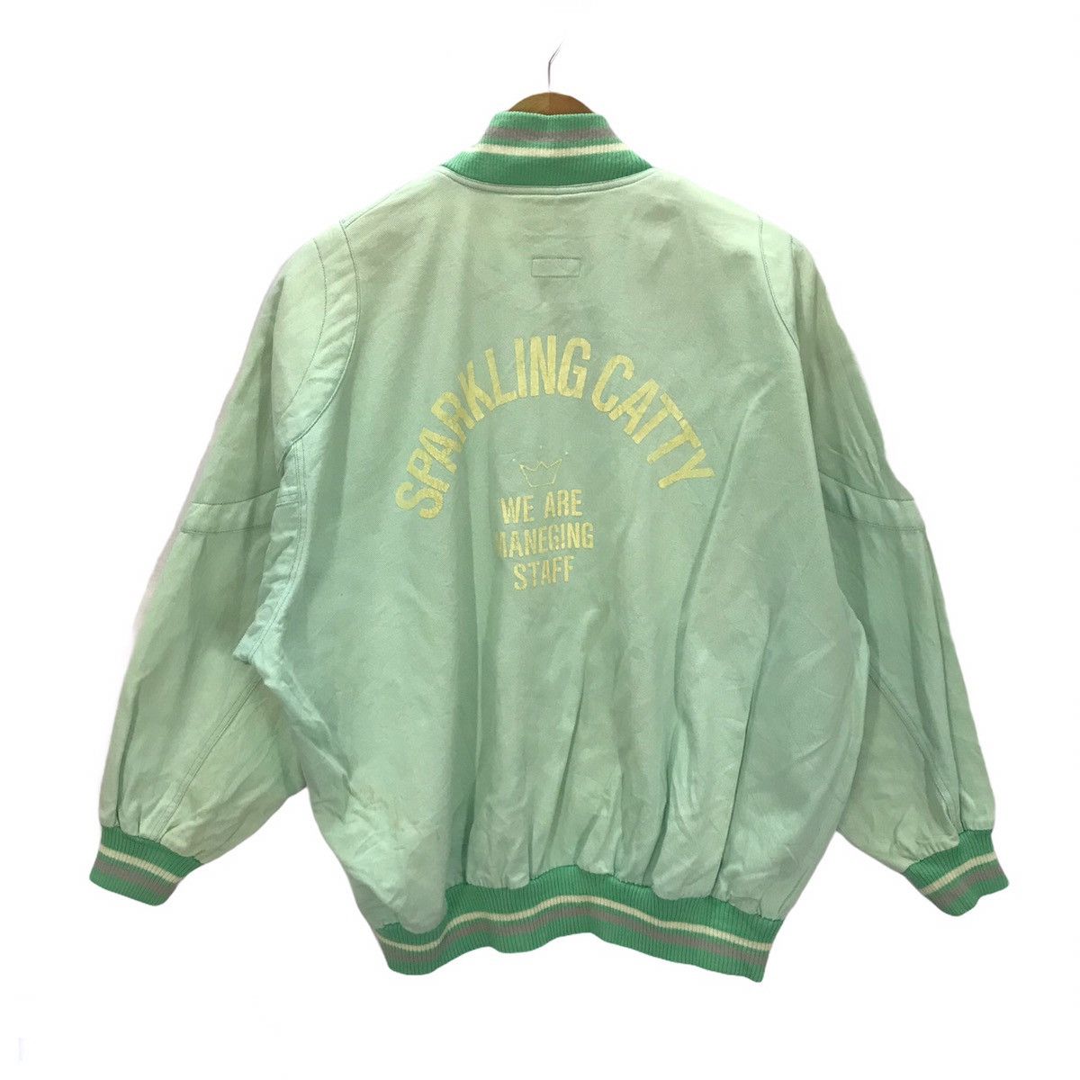 Japanese Brand Vintage Catty Catty varsity Jacket Big Size | Grailed