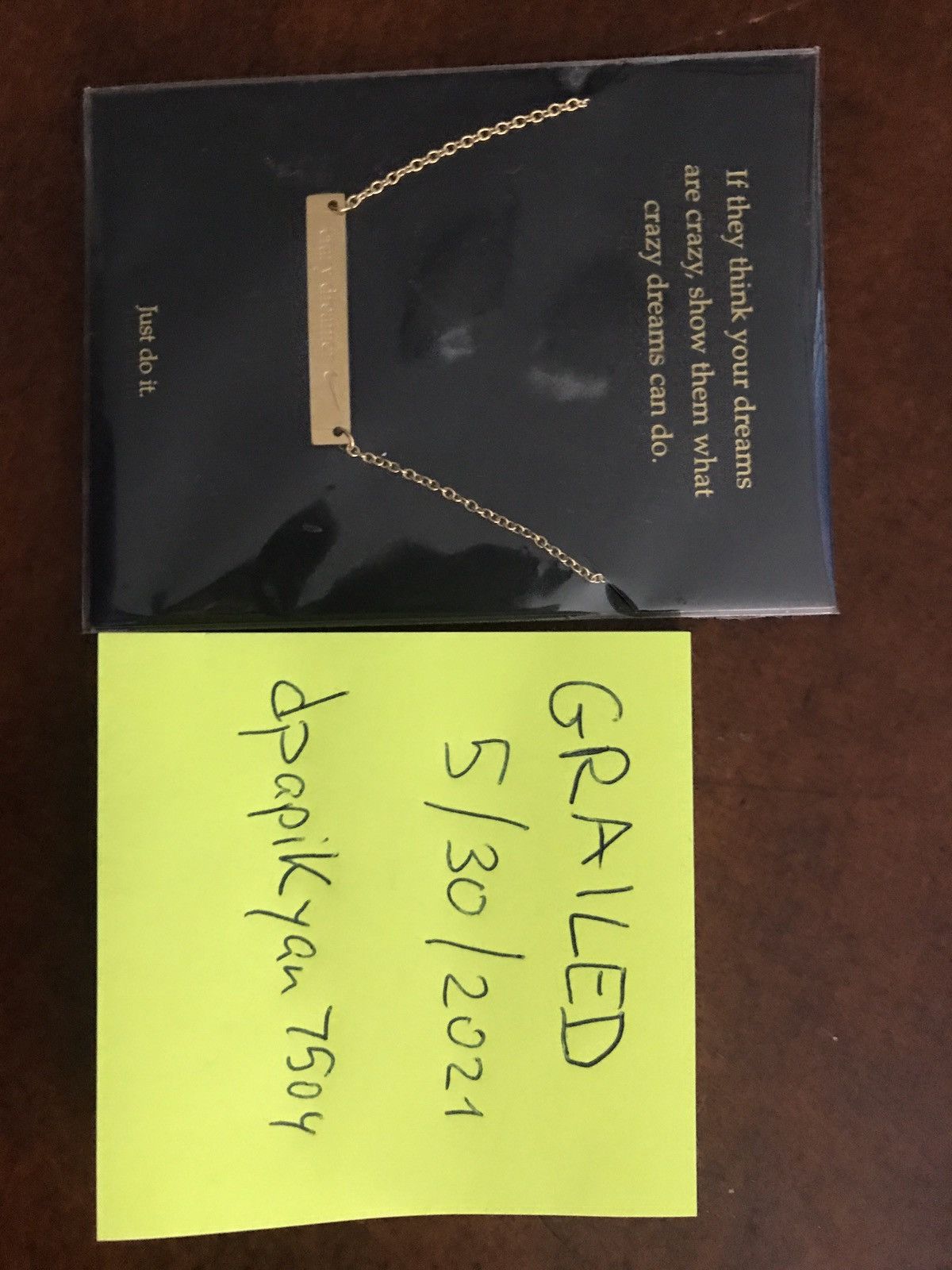 Nike dreamer necklace outlet