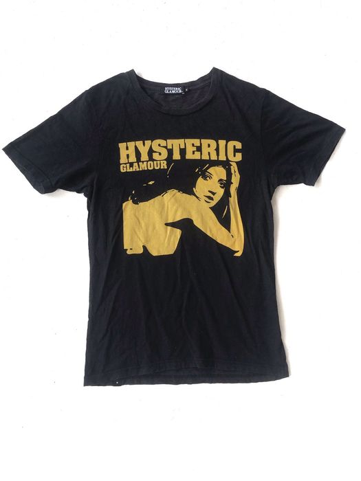 Hysteric Glamour Thrills & Delight HG big logo print crop top