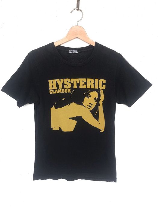 Hysteric Glamour Thrills & Delight HG big logo print crop top