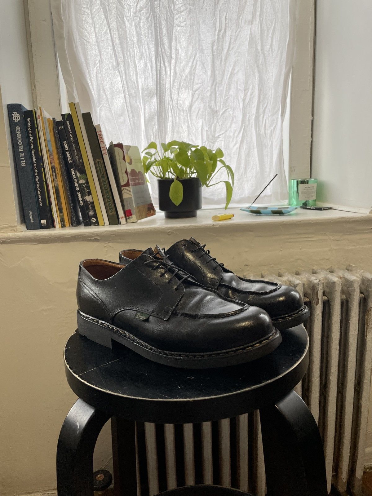 Paraboot Chambord Lisse Noir FREE US SHIPPING