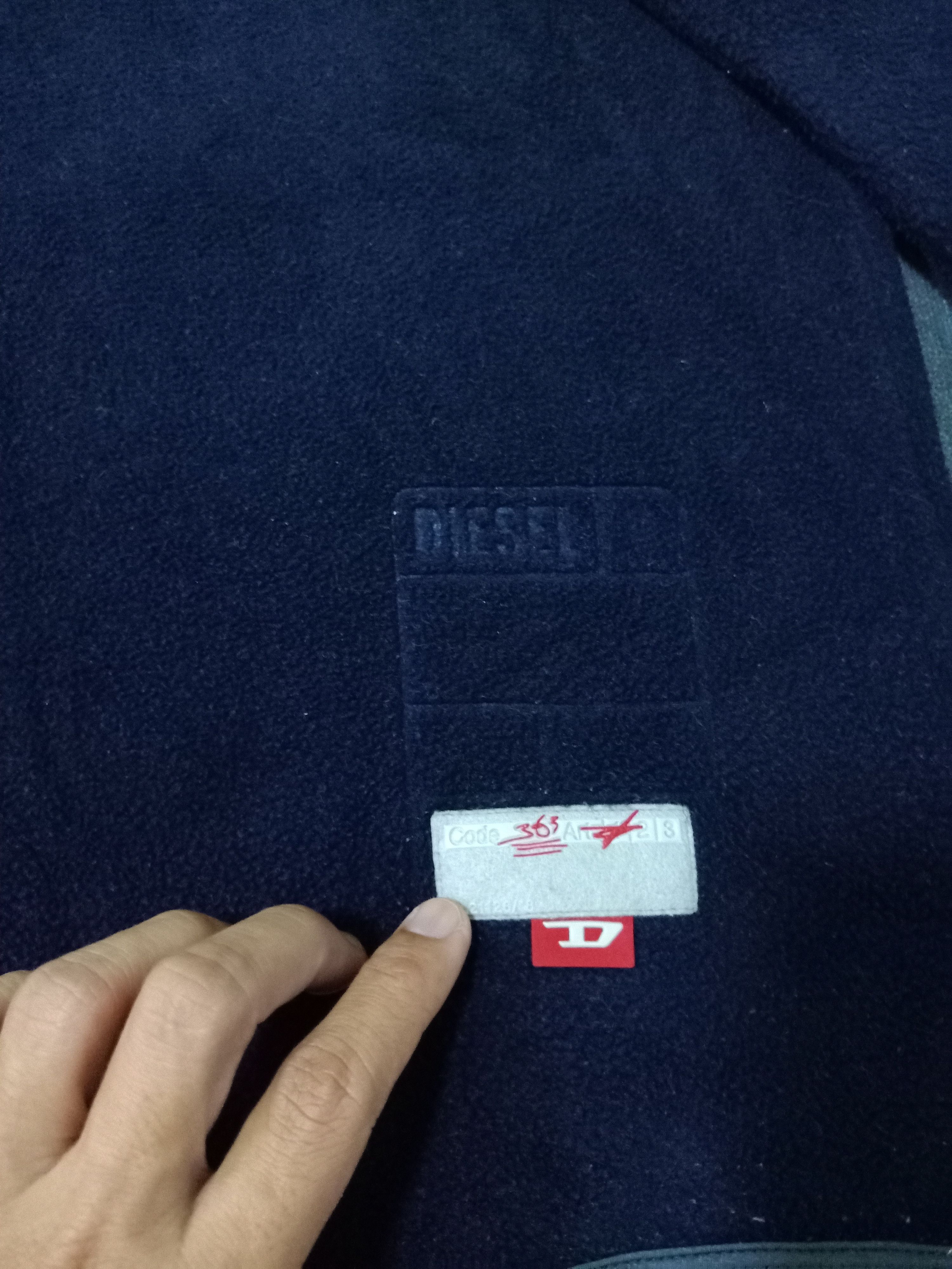 Diesel Diesel Code 363 Fleece Size US L / EU 52-54 / 3 - 4 Thumbnail