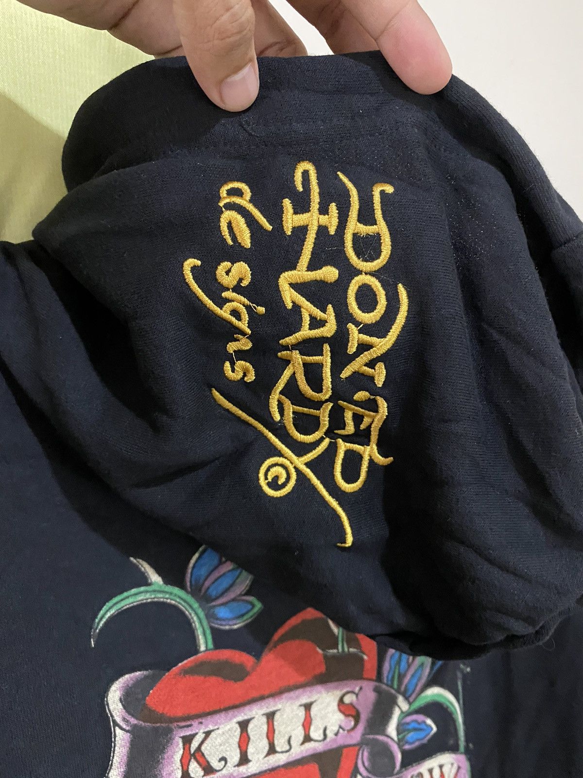 Ed Hardy × Vintage Ed Hardy Hoodie Size US XL / EU 56 / 4 - 3 Thumbnail
