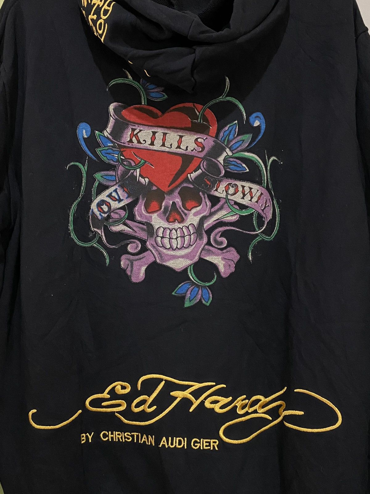 Ed Hardy × Vintage Ed Hardy Hoodie Size US XL / EU 56 / 4 - 5 Thumbnail