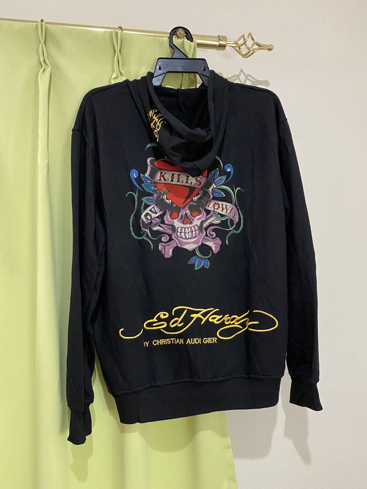 Ed Hardy × Vintage Ed Hardy Hoodie Size US XL / EU 56 / 4 - 1 Thumbnail