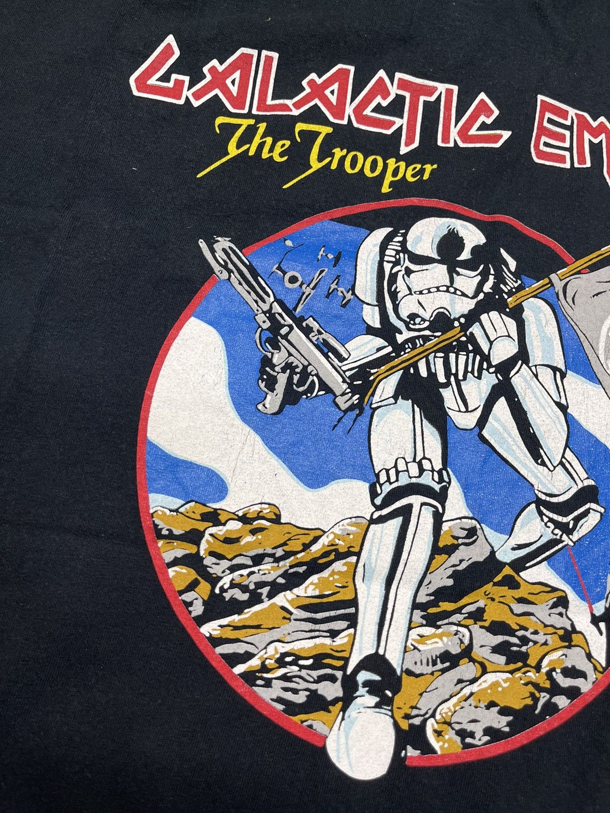 Iron Maiden × Star Wars × Vintage VINTAGE STAR WARS x IRON MAIDEN THE TROOPER PROMO TEES Size US XXL / EU 58 / 5 - 4 Thumbnail