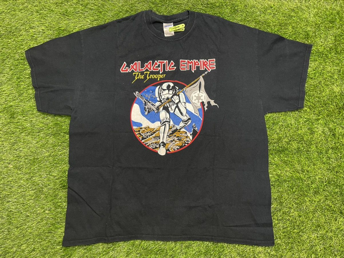 Iron Maiden × Star Wars × Vintage VINTAGE STAR WARS x IRON MAIDEN THE TROOPER PROMO TEES Size US XXL / EU 58 / 5 - 2 Thumbnail