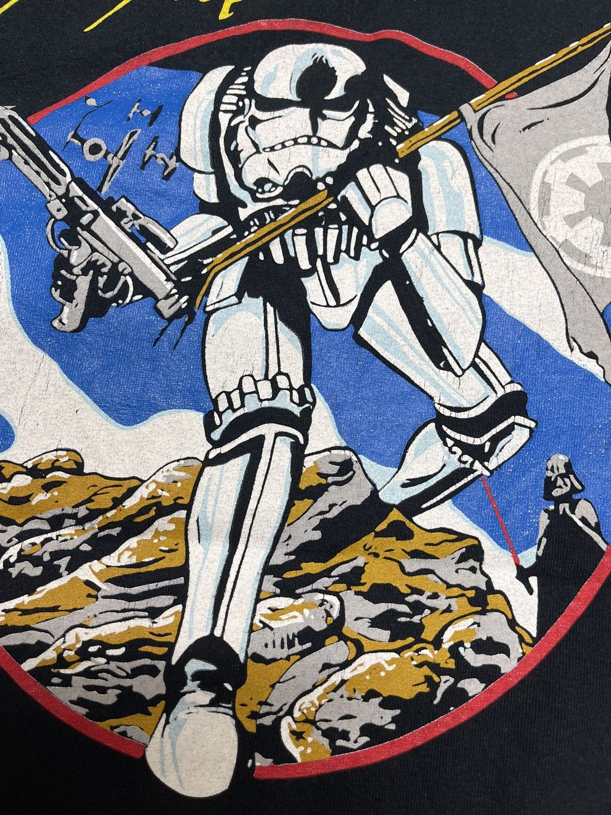 Iron Maiden × Star Wars × Vintage VINTAGE STAR WARS x IRON MAIDEN THE TROOPER PROMO TEES Size US XXL / EU 58 / 5 - 6 Thumbnail