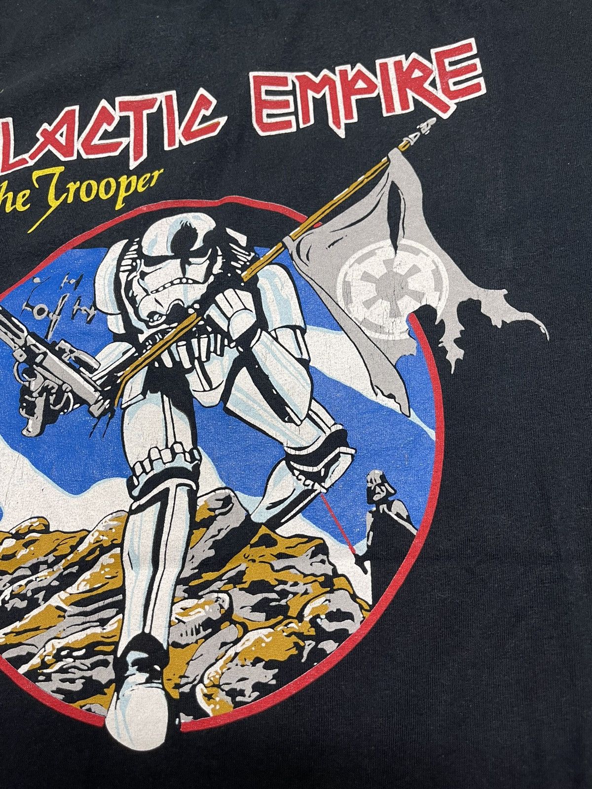 Iron Maiden × Star Wars × Vintage VINTAGE STAR WARS x IRON MAIDEN THE TROOPER PROMO TEES Size US XXL / EU 58 / 5 - 5 Thumbnail