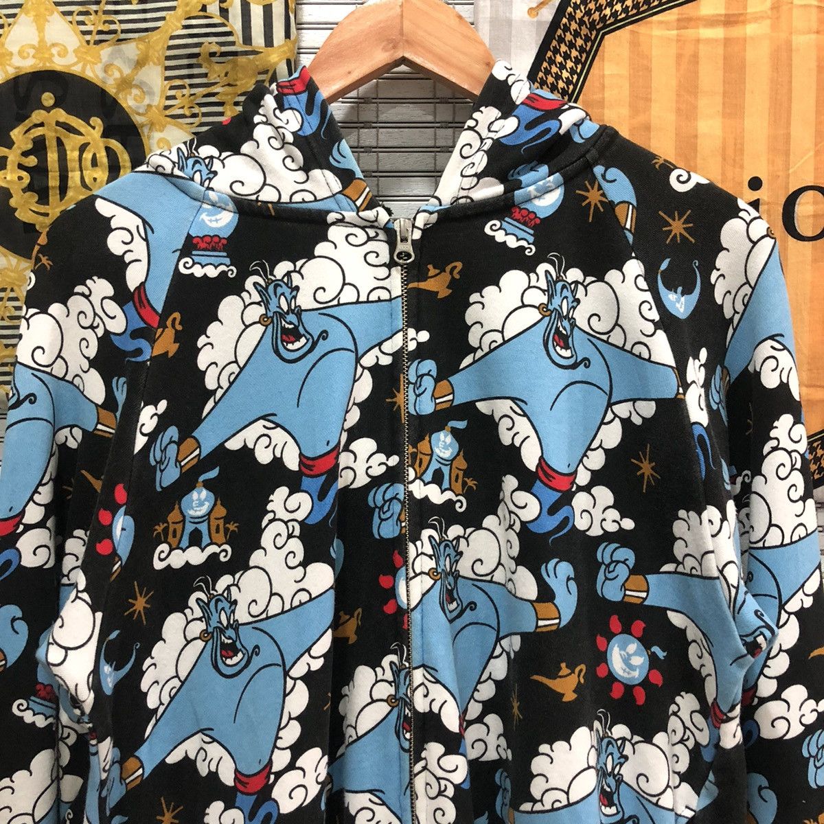 Cartoon Network × Disney Vintage Aladdin Disney Fullprint Zipper Hoodie Size US M / EU 48-50 / 2 - 3 Thumbnail