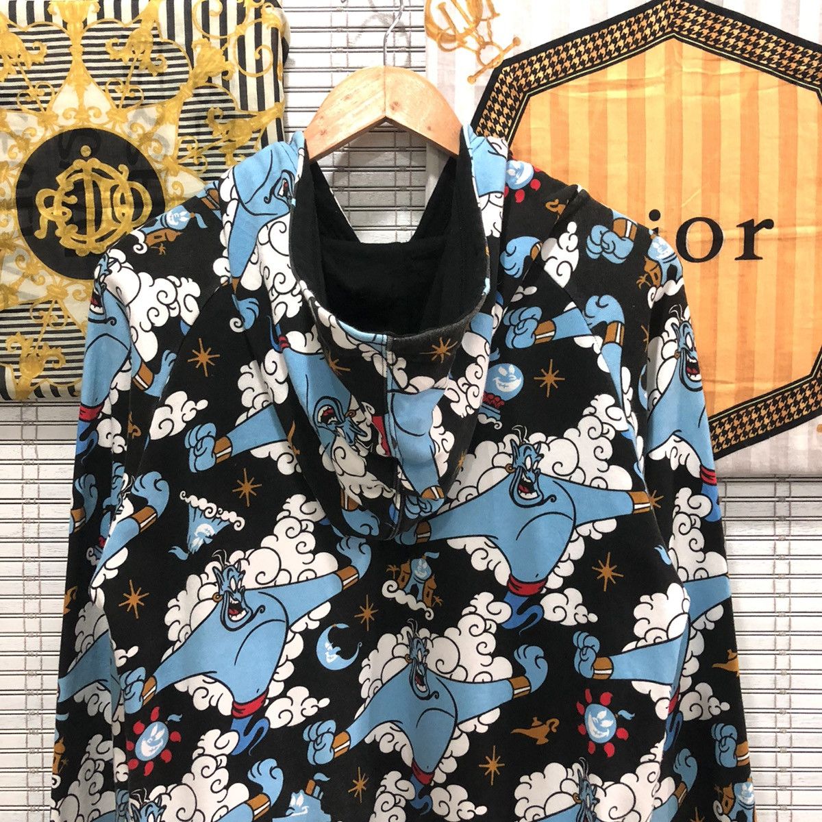 Cartoon Network × Disney Vintage Aladdin Disney Fullprint Zipper Hoodie Size US M / EU 48-50 / 2 - 5 Thumbnail